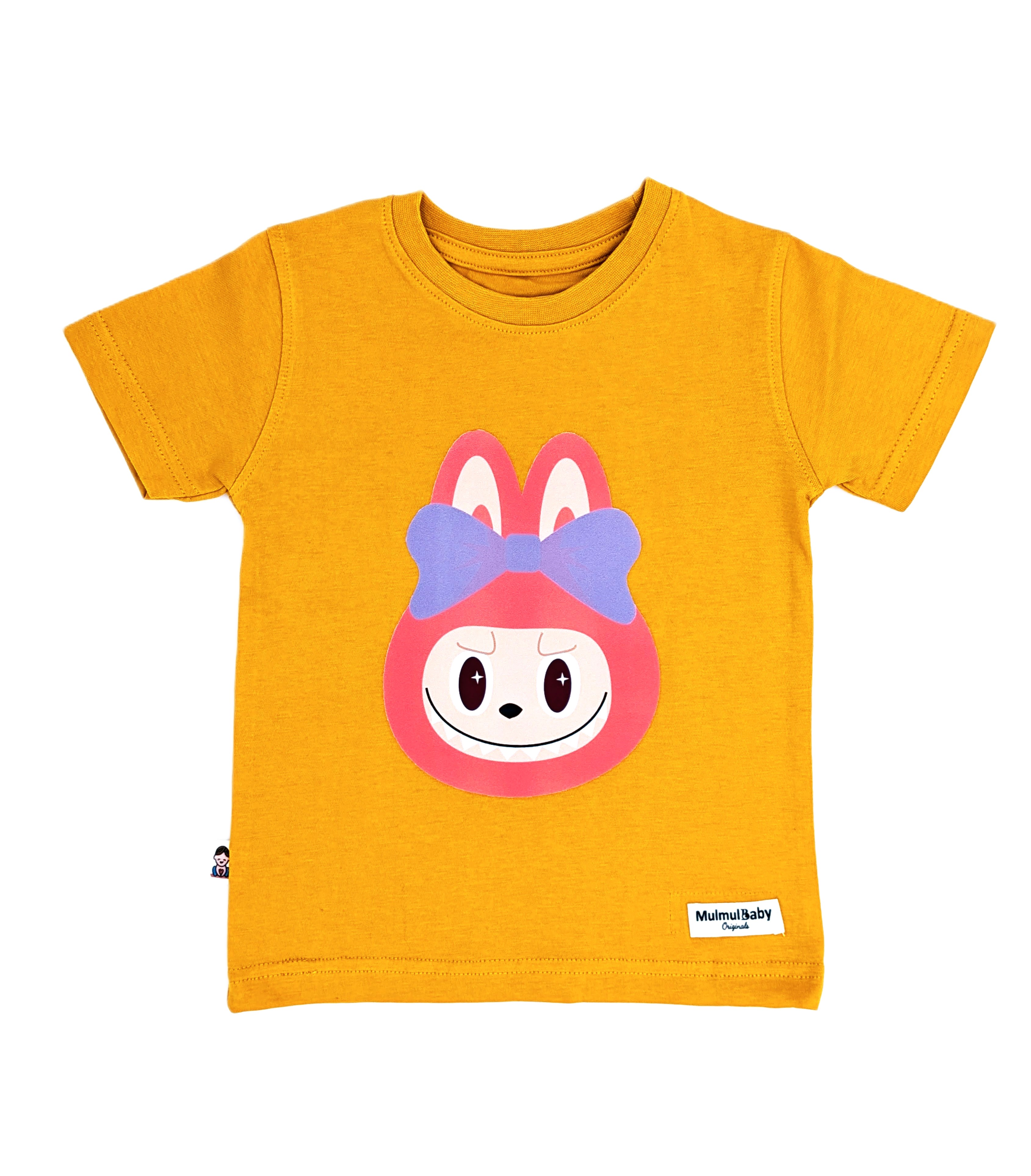 Graphic Cotton Tee - Bow Bunny