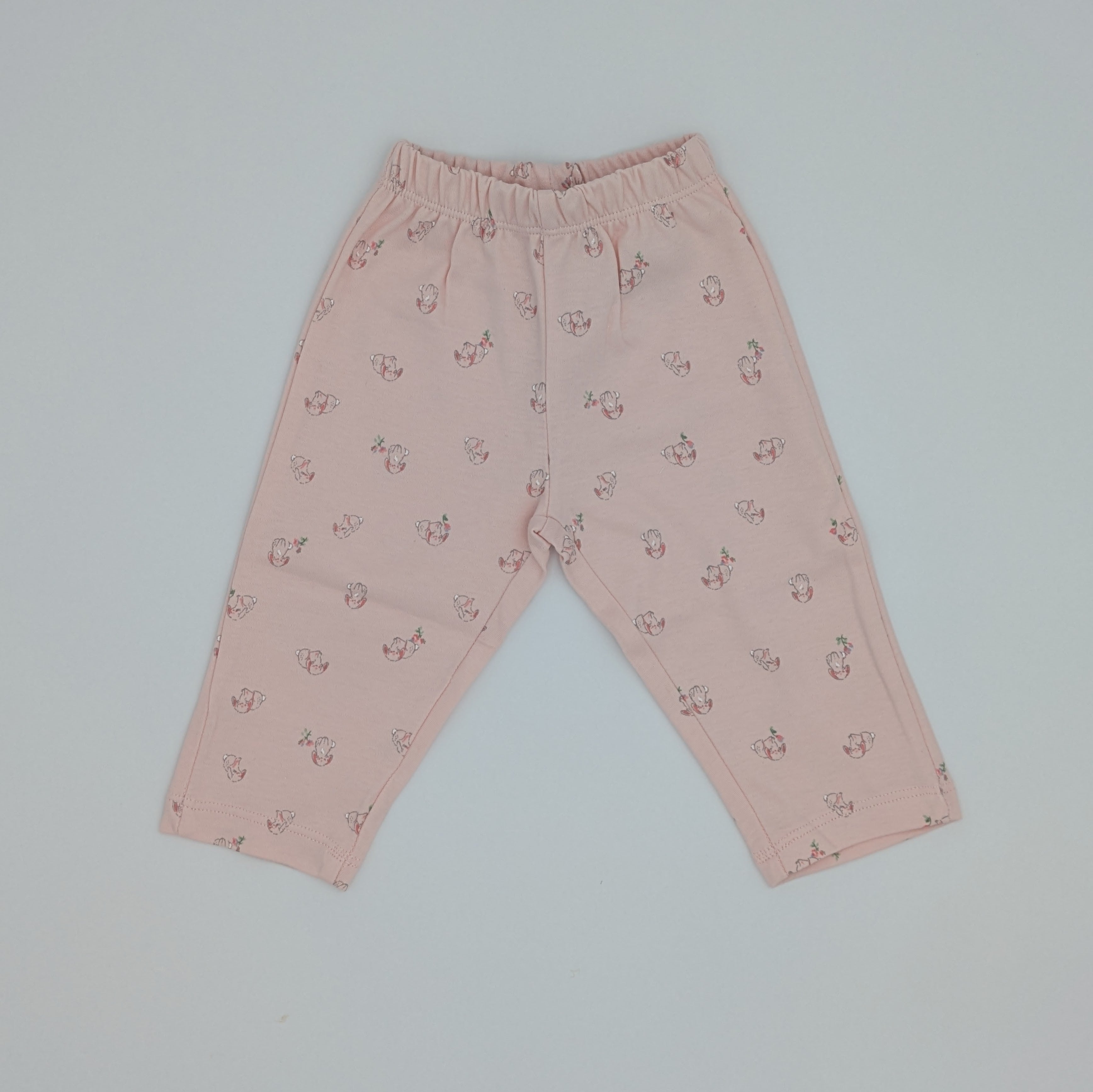 2-Piece Printed T-Shirt and Long Pant Set - Pink Puppy