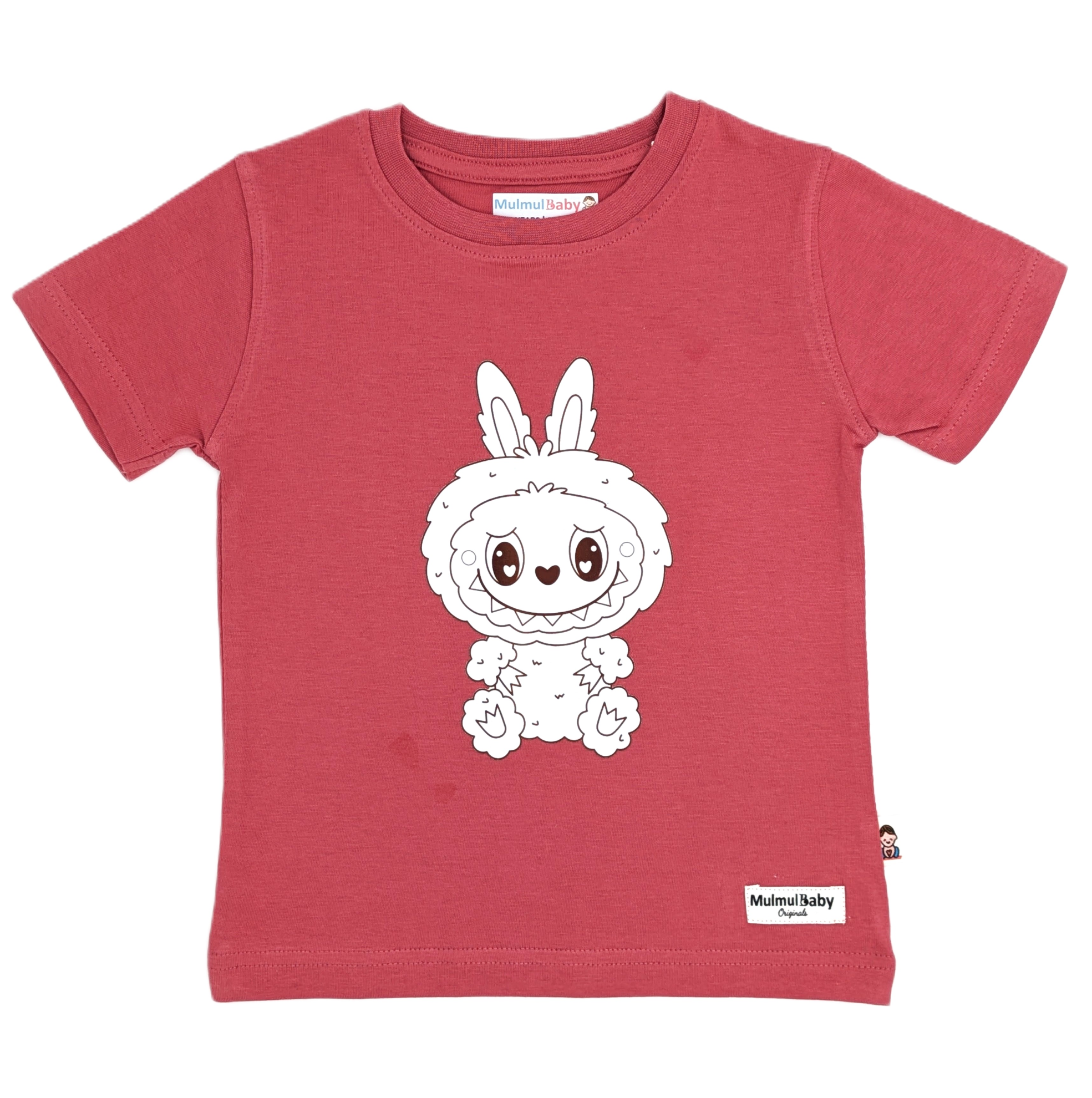 Graphic Cotton Tee - Little Monster