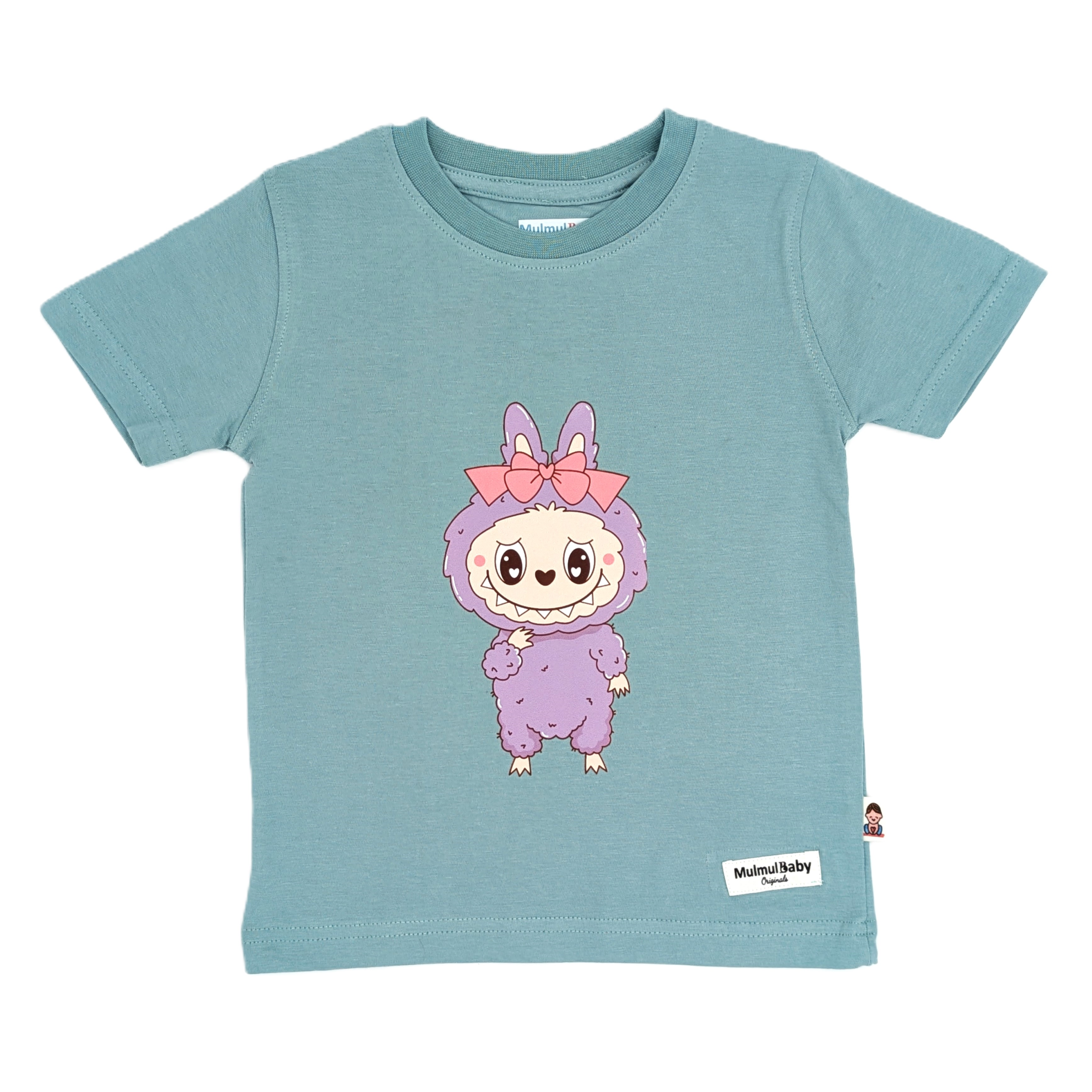 Graphic Cotton Tee - Fluffy Friends