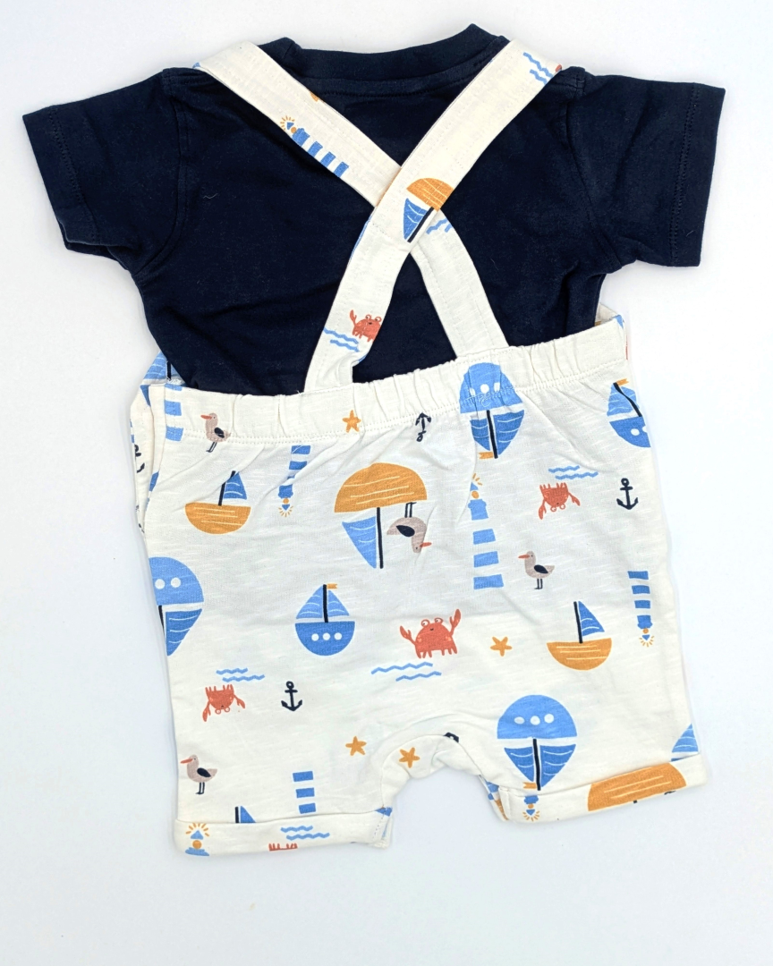 2-Piece Overalls/Dungaree Set - Nautica