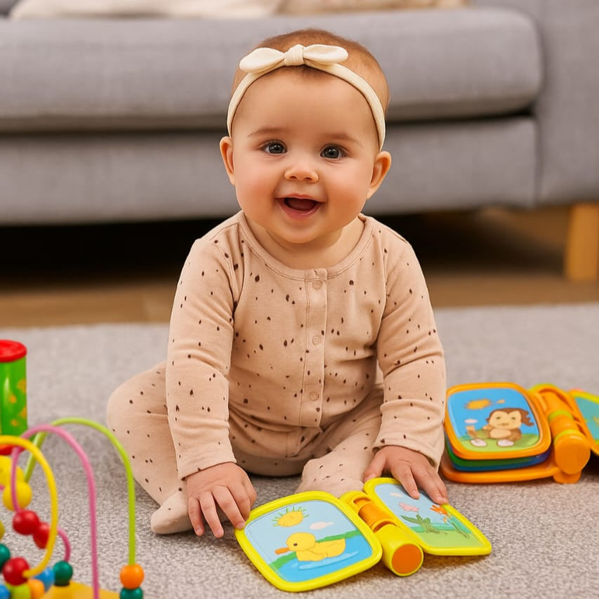 Infant Jumpsuit : Printed (100% Cotton)