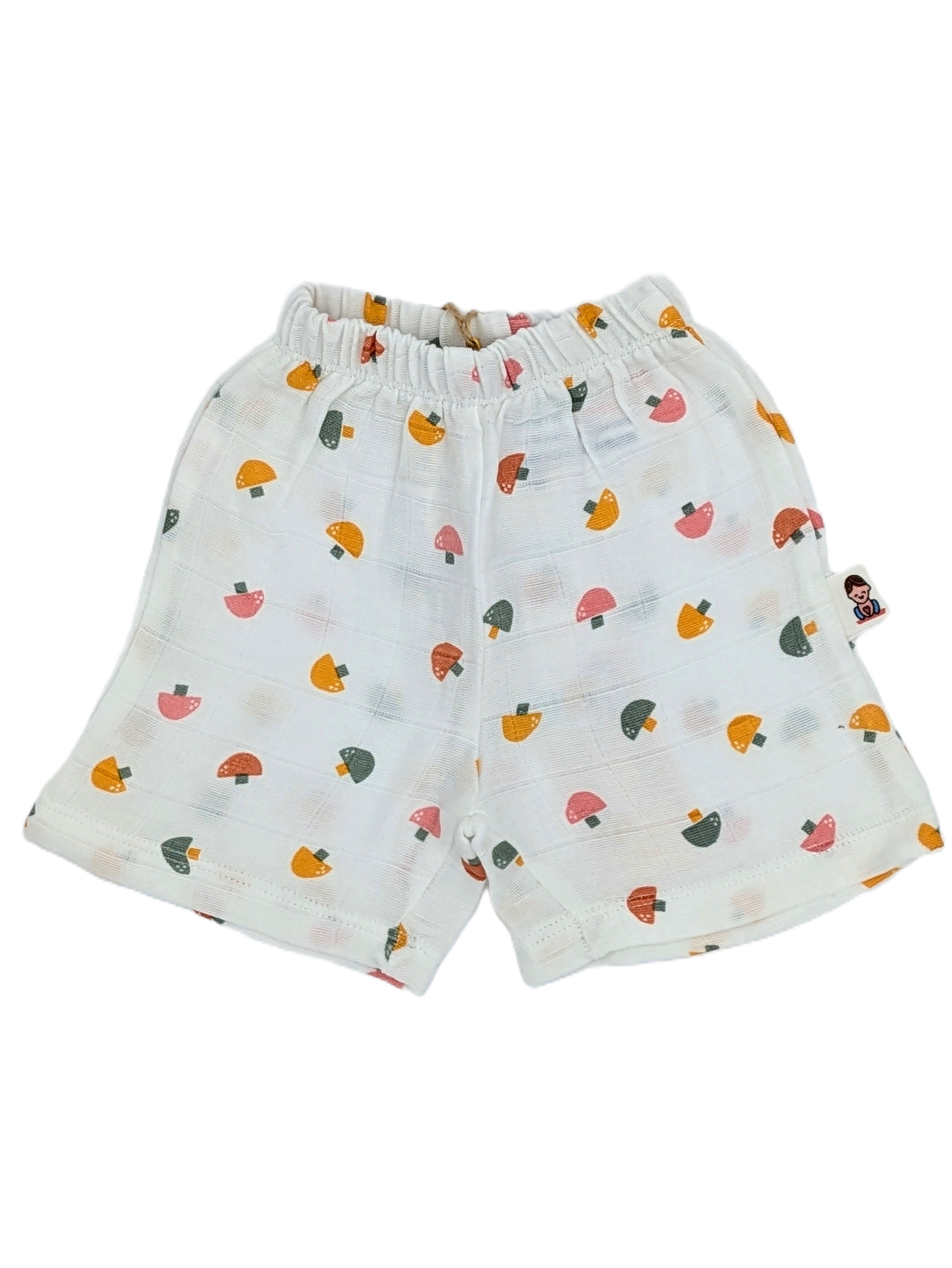 3-Pack Printed Muslin Shorts
